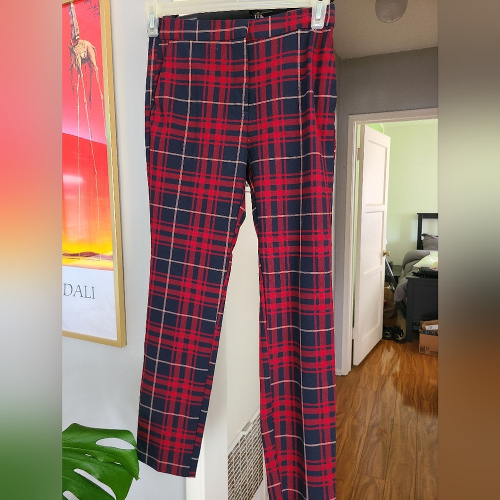 ZARA Plaid Pants
